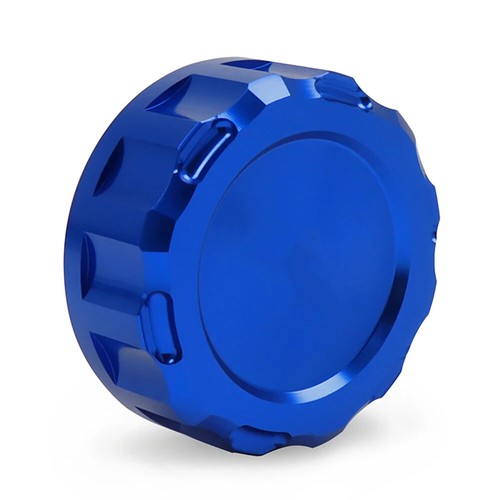 Rear brake reservoir cap blue - rear,