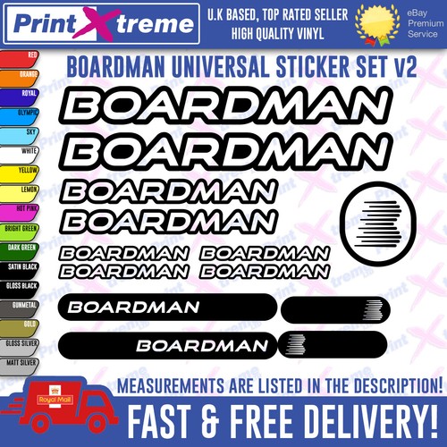Boardman bikes decal stickers - bikes,