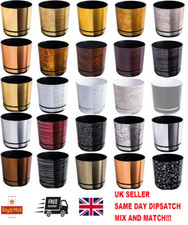 Indoor Plant Pots with Saucers and Drainage Holes Plastic Flowerpot Small Large