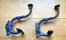 Two large antique enamelled