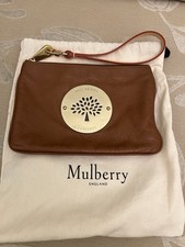 Mulberry Clutch Bag Brown Tan