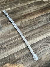 BRITISH ARMY CAVALRY OFFICERS SILVER METAL SCABBARD GENUINE ISSUE