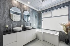 4 x Grey Metallic Ceiling