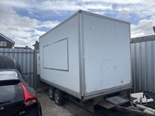 Food Trailer Unfinished Project Twin Axle Trailer Counter Luton Box 4m by 2.2m 