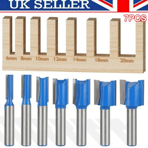 7pcs straight router cutter - 7pcs,
