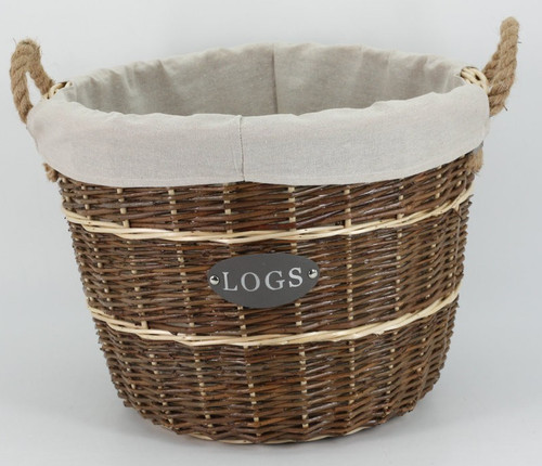 Round wicker log - wicker, with