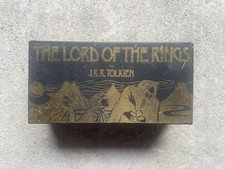 THE LORD OF THE RINGS Cassette Tape Box Set Audio Book 13 Tapes Map JRR Tolkien