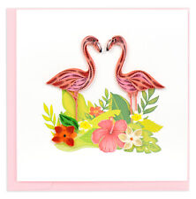 Quilling Pair Of Pink Birds