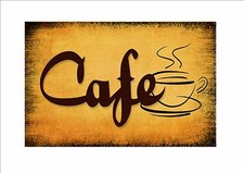 Cafe Sign Vintage Style Cafe