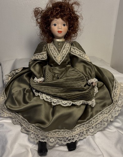 Porcelain doll victorian - doll.,