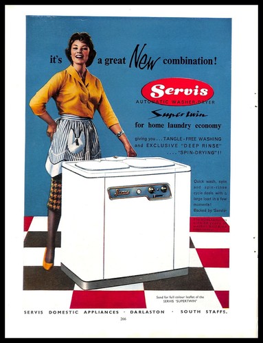 1959 servis automatic - servis, washer