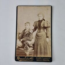 Antique Photograph Mother And Son By Mower, Eden & Co Bristol