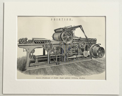 Printing press 1880s antique - press,