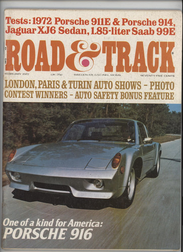 Road track february 1972 - road,