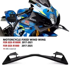 Front Fairing Winglet Aerodynamic Wing Spoiler For GSX-R1000 2017-2025 