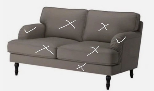 Pair used ikea stocksund - pair, of