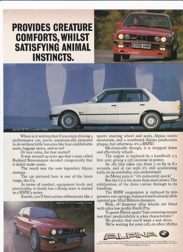 Alpina bmw 3 series - 2.5,