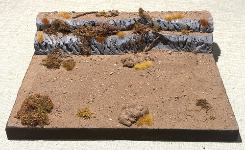 Diorama base desert plateau - diorama,