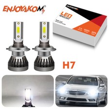 H7 LED Headlight Bulbs Canbus
