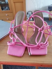 EGO Ladies Size 7 Pink Lace Up