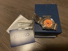 Seiko Men's Orange Monster 7S26-0350 Divers Watch 200m Automatic with Bracelet