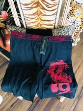 NEW ED HARDY BLACK RED DRAGON