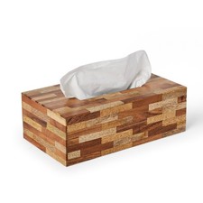 Tissue Box Holder Wooden