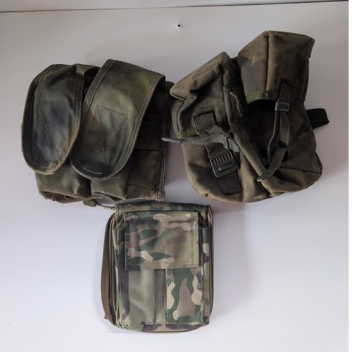 Bundle military pouchs x3 - military,
