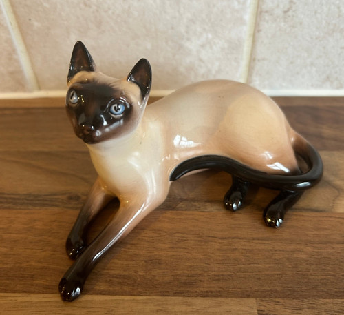 Royal doulton siamese cat - doulton,