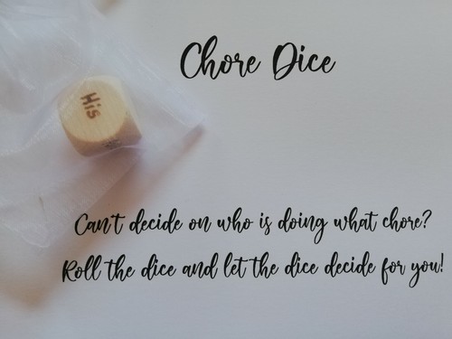 Chore decider dice games - chore, dice,