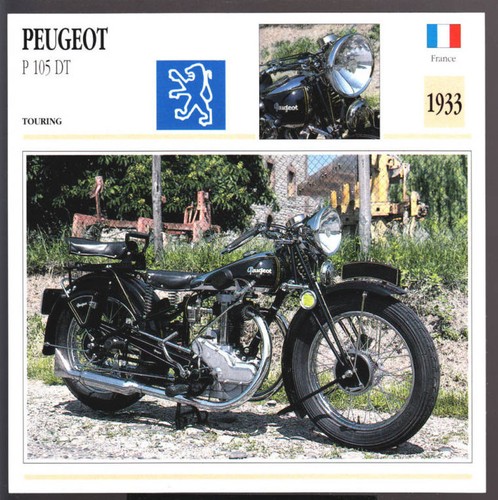 1933 peugeot p105 - dt, (350cc)
