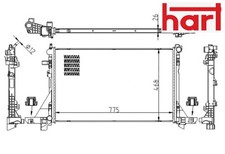 COOLANT RADIATOR 622 081 HART