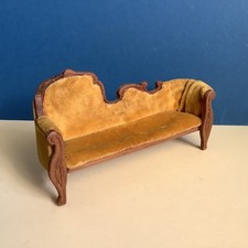 1:12 Scale Dolls House ( Handmade ?) Victorian Style Sofa Couch