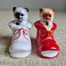 Pair Miniature Cats In Boots