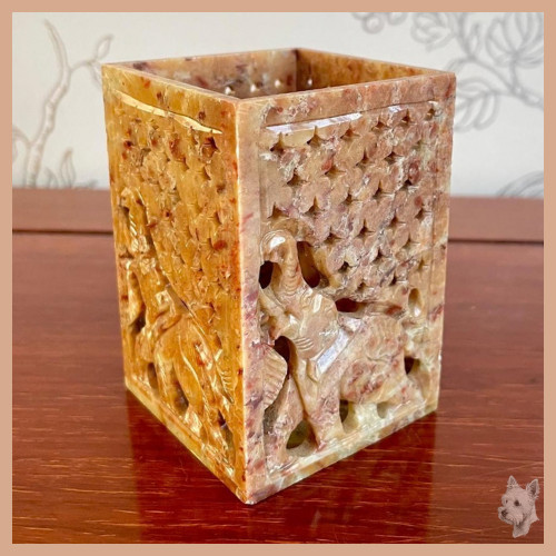 Vintage indian carved - vintage,