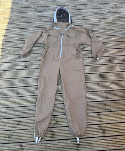 Tan beekeeping protective suit - protective,