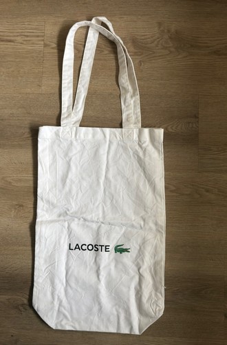 Lacoste cotton tote linen - lacoste,