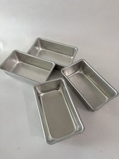 Set of 4 Vintage Aluminum Mini