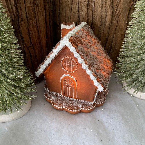 Resin light gingerbread - light,