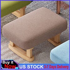 Wooden Coffee Footstool Low