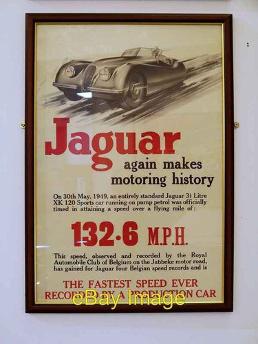 Photo 6x4 jaguar - poster, (1949)
