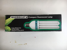 Maxibright CFL. GROW LIGHT. 125W. 240v. 6400k. Vegetative stage. Blue