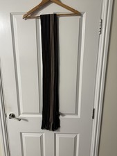 H & M Black/Brown Striped