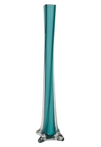 Vintage tall aqua - blue,