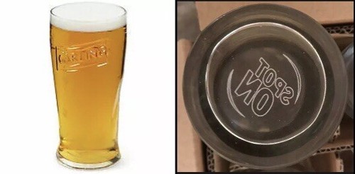 Carling pint glass spot - pint,