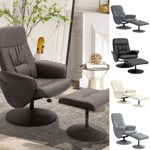 Swivel recliner with ottoman - swivel,