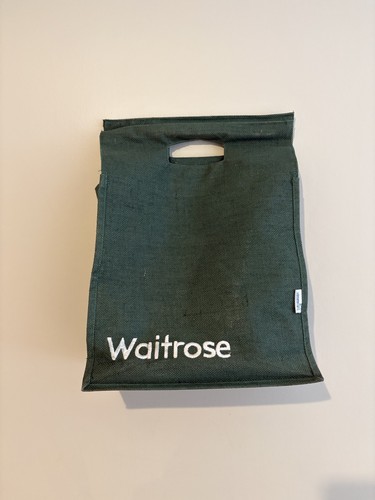 Waitrose green jute shopper - waitrose,