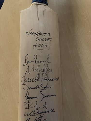 Northants 2008 signed cricket - northants,