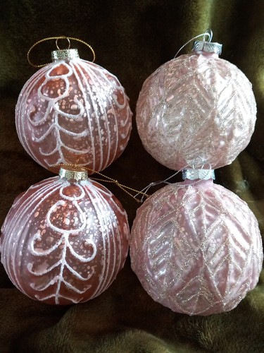 Large glass textured pink - 4,