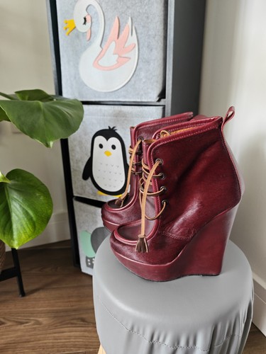 Dsquared2 burgundy leather - , &